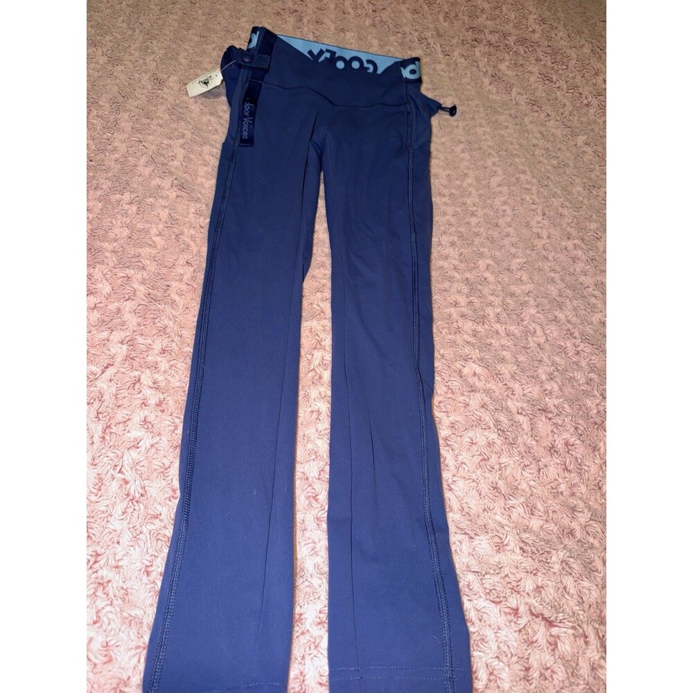Outdoor Voices Disney Goofy Line Blue Leggings Navy W/Pouch Athletic Sport XS
